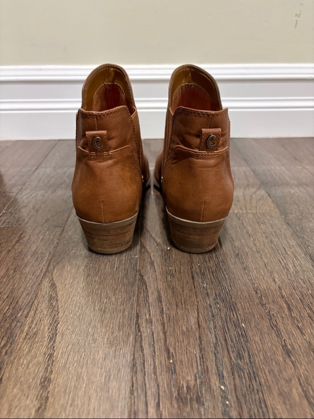 Circus by Sam Edelman Women's Tan Ankle Booties - Picture 4 of 10